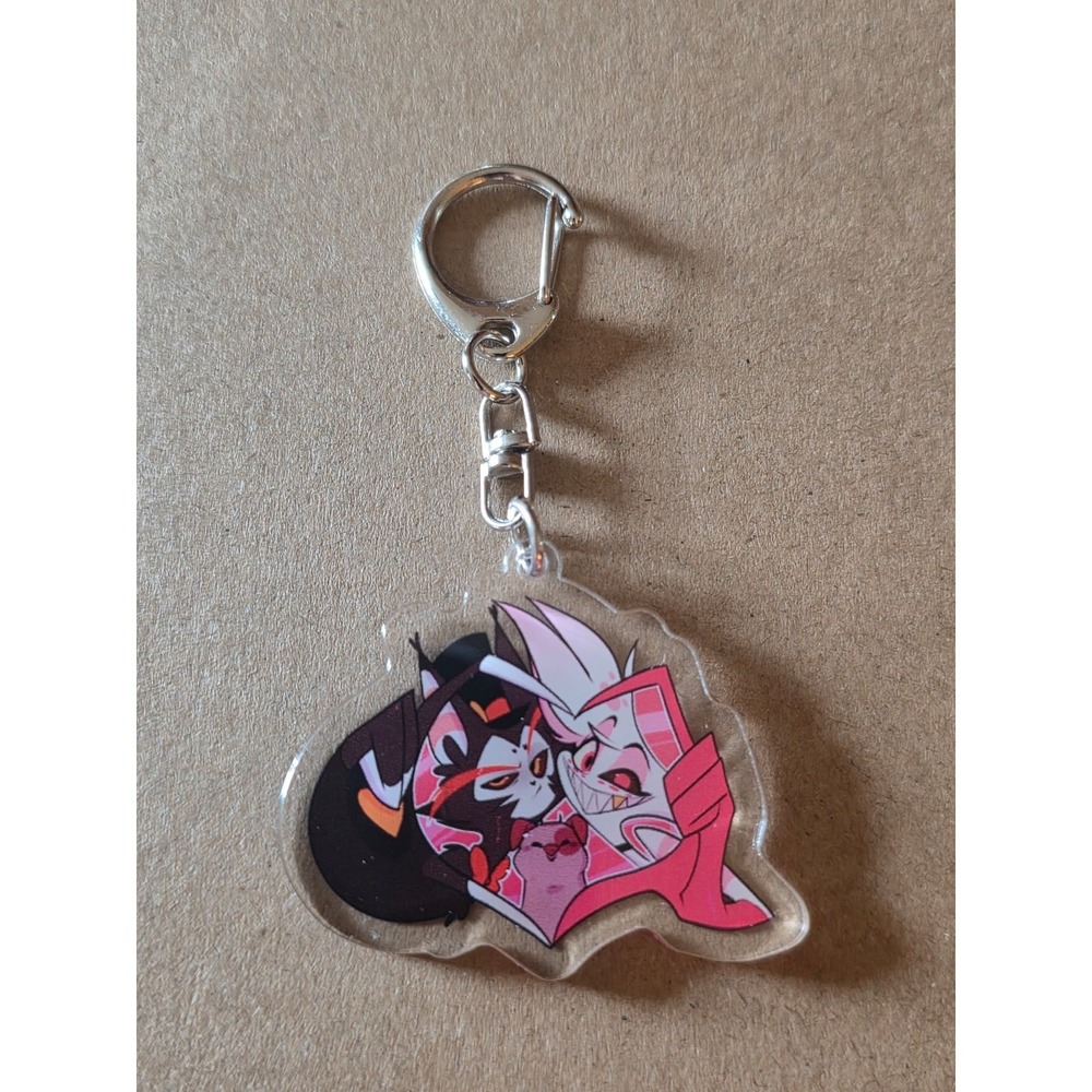 Angel Dust & Husk Keychain Loser Baby Huskerdust Hazbin Hotel